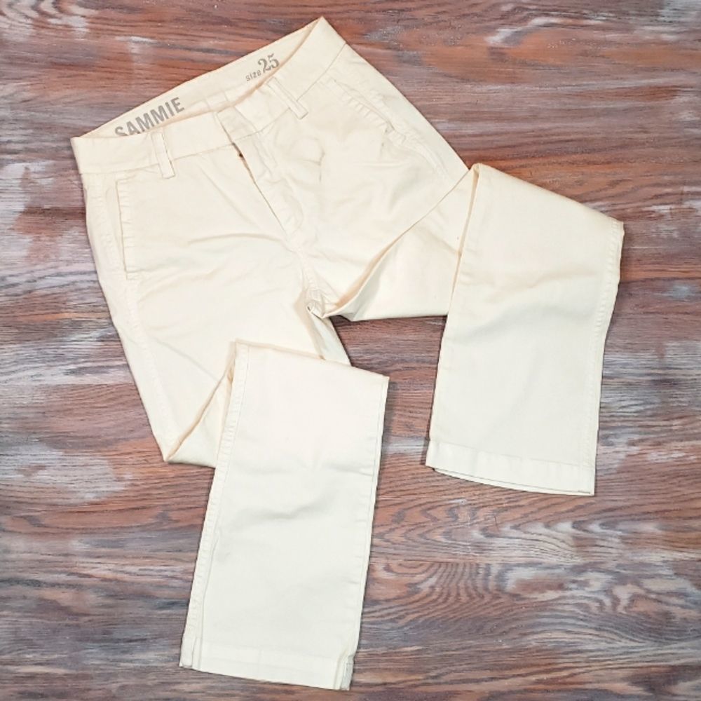 J. Crew Sammie Pant Size 25 in Off-White